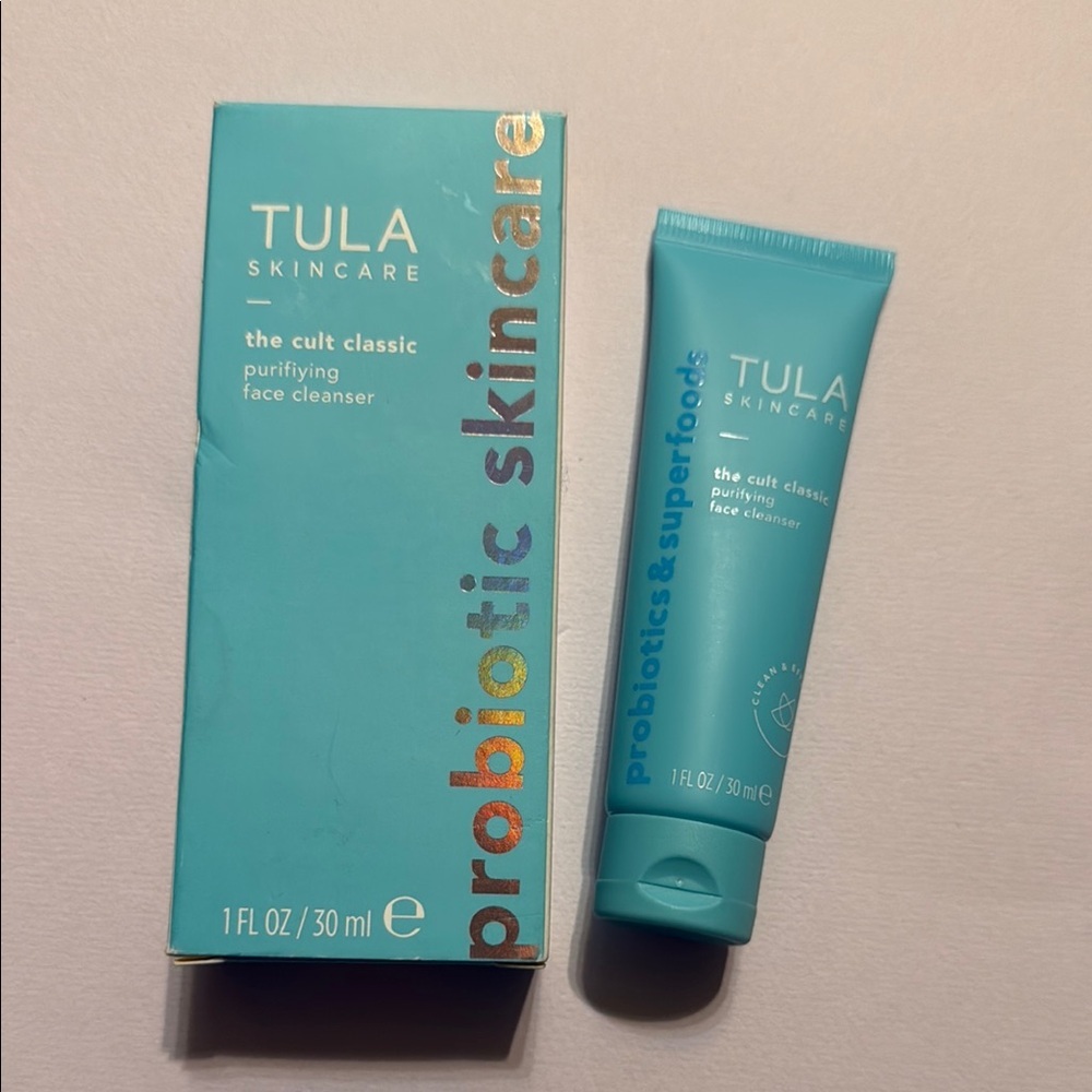 Tula Skincare The Cult Classic Purifying Face Cleanser 1 FL OZ Brand New
